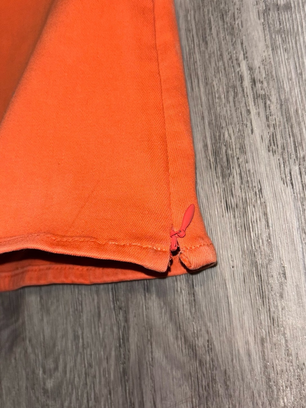 7 For All Mankind Orange Denim Jeans - Picture 5 of 11